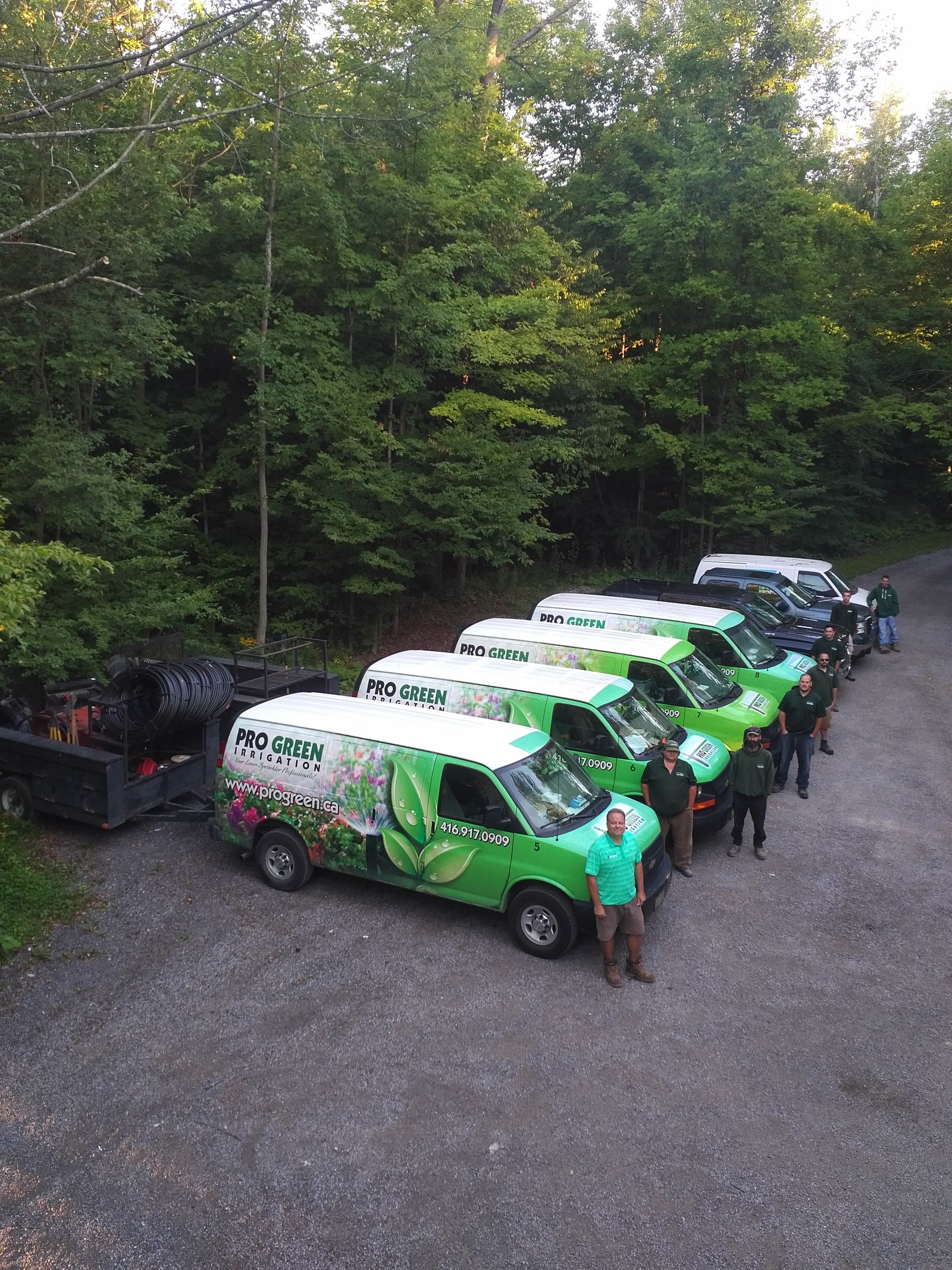 Pro Green Irrigation crew β Toronto sprinkler installation